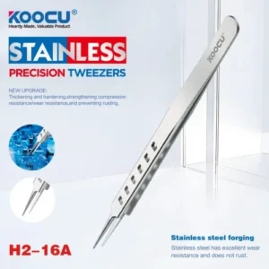 KOOCU H2-16A PRECISION TWEEZERS STAINLESS HIGH QUALITY