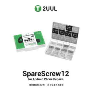 2UUL SC12 SpareScrew12 Phillips Screws for Android Phone Repairs (1200Pcs/Pack)