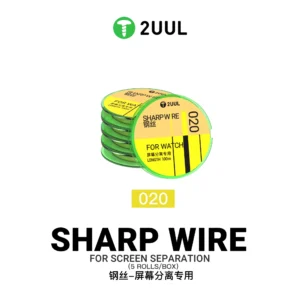 2UUL GS-020 Sharp Wire for Screen Separation 0.02*100M (5 Rolls/Box)