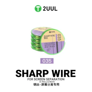 2UUL GS-035 Sharp Wire for Screen Separation 0.035*100M (5 Rolls/Box)