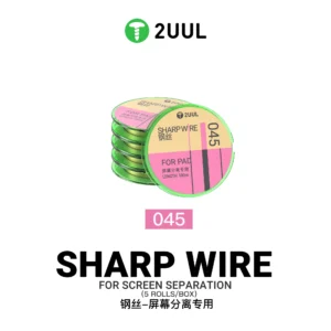 2UUL GS-045 Sharp Wire for Screen Separation 0.045*100M (5 Rolls/Box)