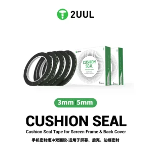 2UUL CS01 Cushion Seal Tape for Screen Frame & Back Cover 3mm（5Rolls/Pack）