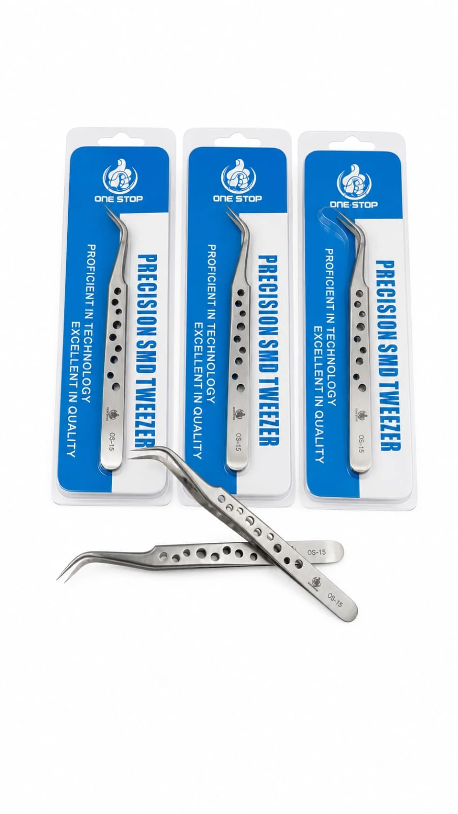 ONE STOP BEND HOLE TWEEZER OS-15